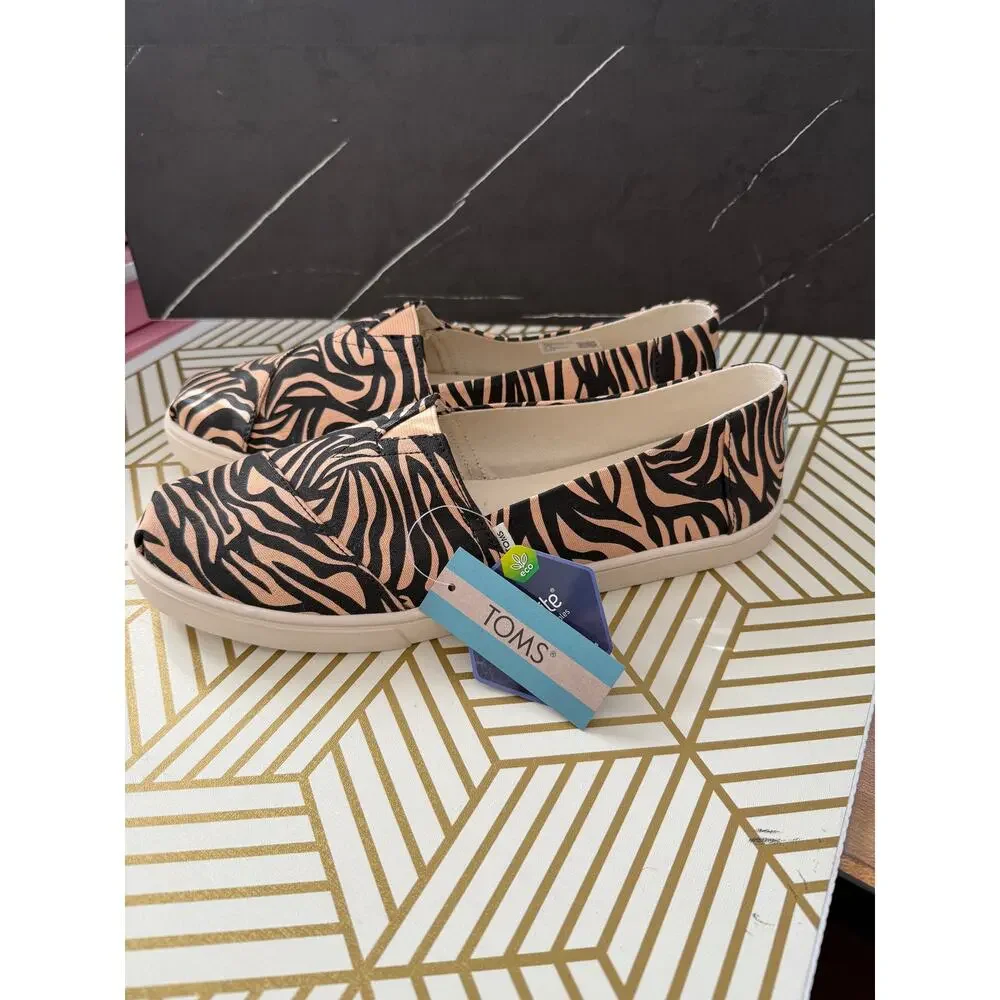 TOMS Women's Alpargata Plus Animal Print Ortholite | Size 11